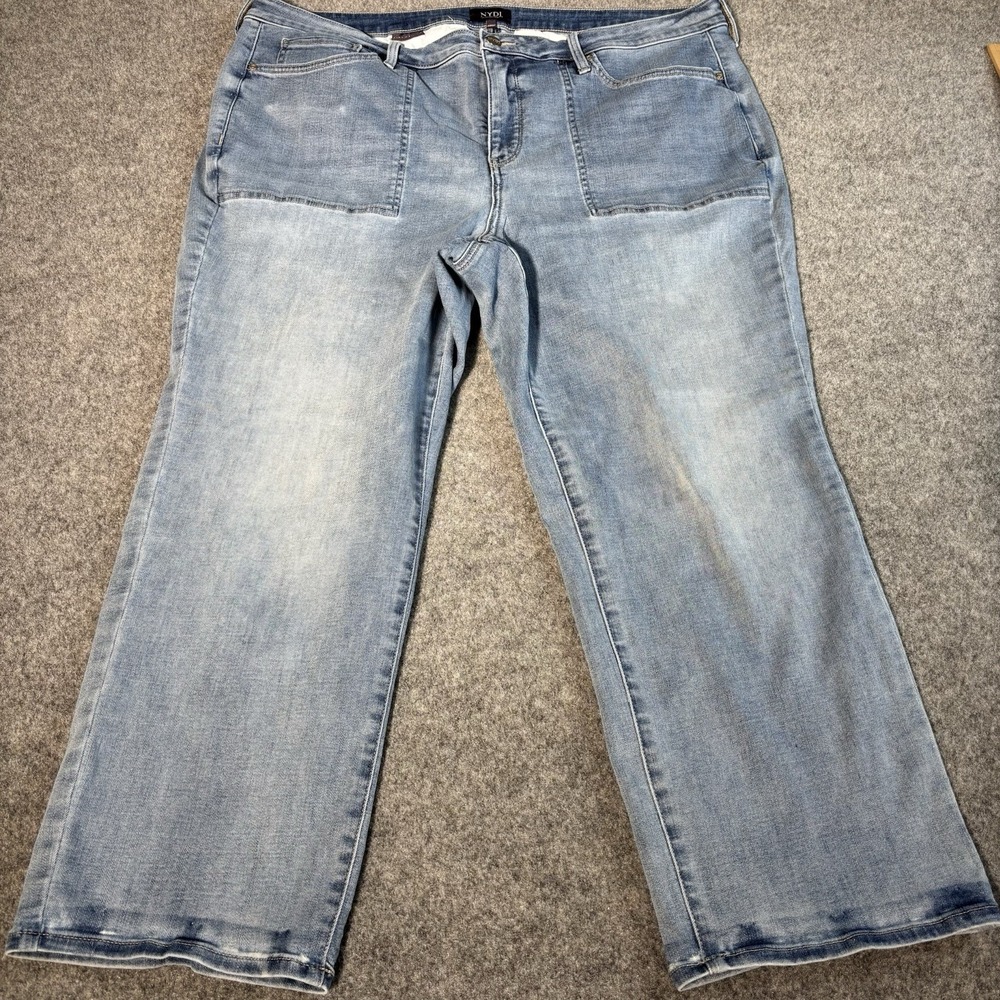 Nydj Jeans Womens 20w Lift Tuck Technology Plus Size (Fits 42x26) Stretch Denim‎